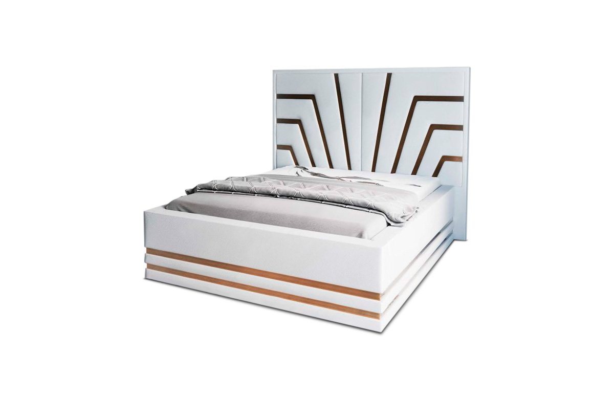 Sofa Dreams Boxspringbett Cecina (6 Teile), Kunstleder Bett modern, Matratze, Topper, mehrere Liegemaße verfügbar von Sofa Dreams
