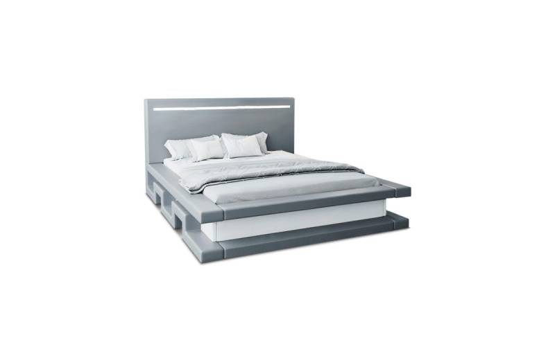 Sofa Dreams Boxspringbett Faenza (6 Teile), LED-Beleuchtung, Topper, Matratze, Kunstleder, Bett, modernes Design von Sofa Dreams