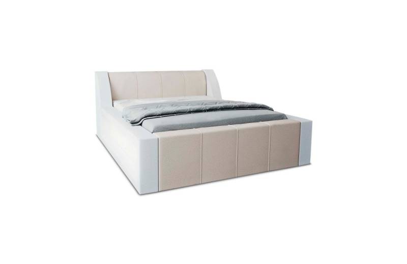 Sofa Dreams Boxspringbett Fermo Bett Kunstleder Premium Komplettbett mit LED Beleuchtung, mit Topper, mit Matratze, mit LED Beleuchtung von Sofa Dreams