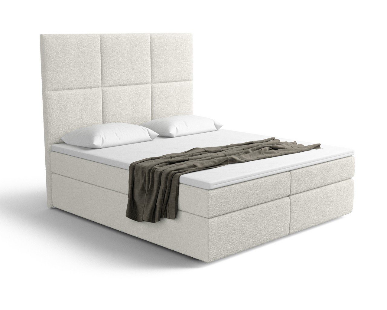 Sofa Dreams Boxspringbett Gavia (6 Teile), Bettkasten, Kunstleder, modernes Design, Bettkasten von Sofa Dreams