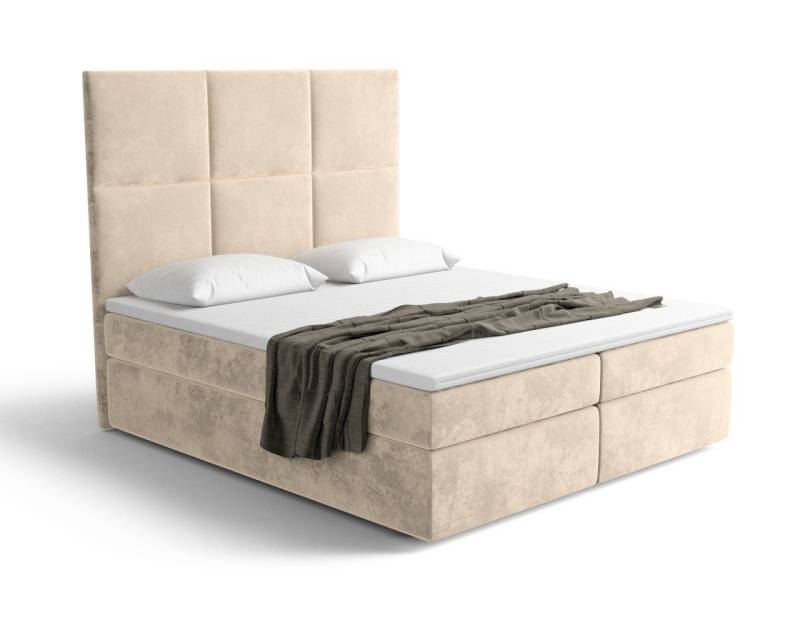 Sofa Dreams Boxspringbett Gavia (Designerbett Bett, inklusive Topper und Matratze), mit Bettkasten, viele Stoffe und Farben, alle Größen von Sofa Dreams