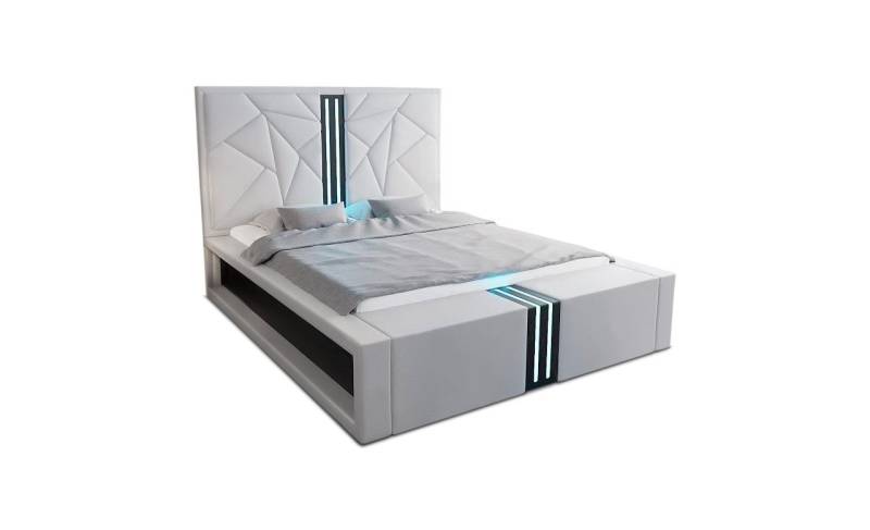 Sofa Dreams Boxspringbett Imperia Bett Kunstleder Premium Komplettbett LED 200x220, inkl. Topper Sofa Dreams Boxspringbett Imperia Bett Kunstleder Premium Komplettbett LED 200x220, inkl. Topper von Sofa Dreams