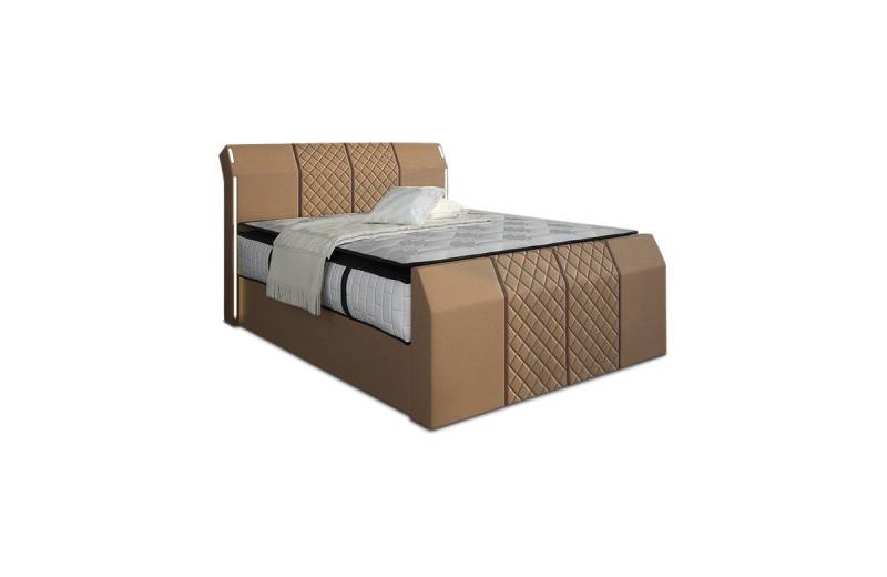 Sofa Dreams Boxspringbett Paris inkl. Matratze & Topper mit LED-Beleuchtung, Bett mit Kunstleder Premium Bezug und in versch. Liegemaßen Sofa Dreams Boxspringbett Paris inkl. Matratze & Topper mit LED-Beleuchtung, Bett mit Kunstleder Premium Bezug und in versch. Liegemaßen von Sofa Dreams