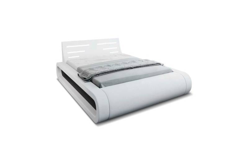 Sofa Dreams Boxspringbett Sorano Bett Kunstleder Premium Komplettbett mit LED Beleuchtung, mit Matratze, mit Topper, mit LED Beleuchtung von Sofa Dreams