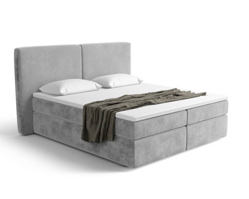Sofa Dreams Boxspringbett Vallecas (Designerbett Bett, inklusive Topper und Matratze), mit Bettkasten, viele Stoffe und Farben, alle Größen von Sofa Dreams