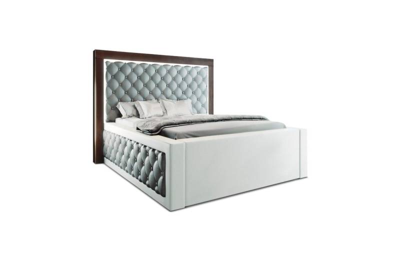 Sofa Dreams Boxspringbett Varese Bett Kunstleder Premium Komplettbett mit LED Beleuchtung, mit Topper Sofa Dreams Boxspringbett Varese Bett Kunstleder Premium Komplettbett mit LED Beleuchtung, mit Topper von Sofa Dreams
