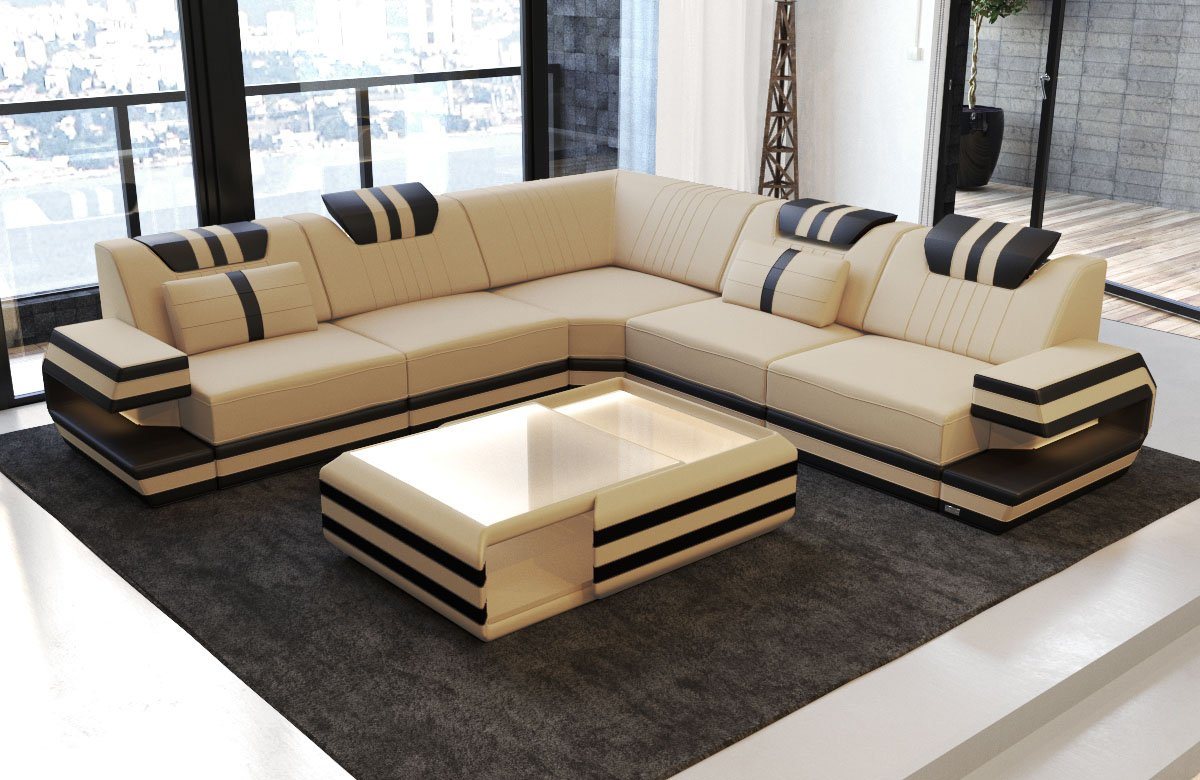 Sofa Dreams Ecksofa Design Polsterstoff Sofa Ragusa L Form M Mikrofaser Stoffsofa, Couch wahlweise mit Hocker Sofa Dreams Ecksofa Design Polsterstoff Sofa Ragusa L Form M Mikrofaser Stoffsofa, Couch wahlweise mit Hocker von Sofa Dreams