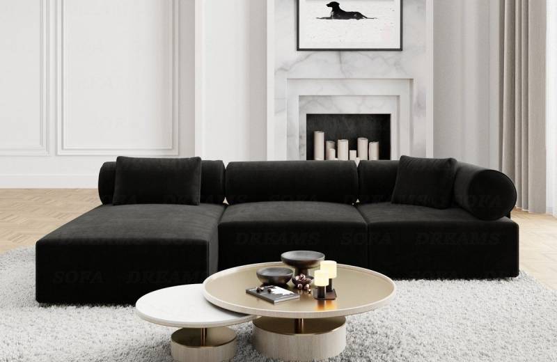 Sofa Dreams Ecksofa Polster Modern Stoff Ecksofa Couch Loungesofa Laguardia L Form kurz, Lounge-Sofa Sofa Dreams Ecksofa Polster Modern Stoff Ecksofa Couch Loungesofa Laguardia L Form kurz, Lounge-Sofa von Sofa Dreams