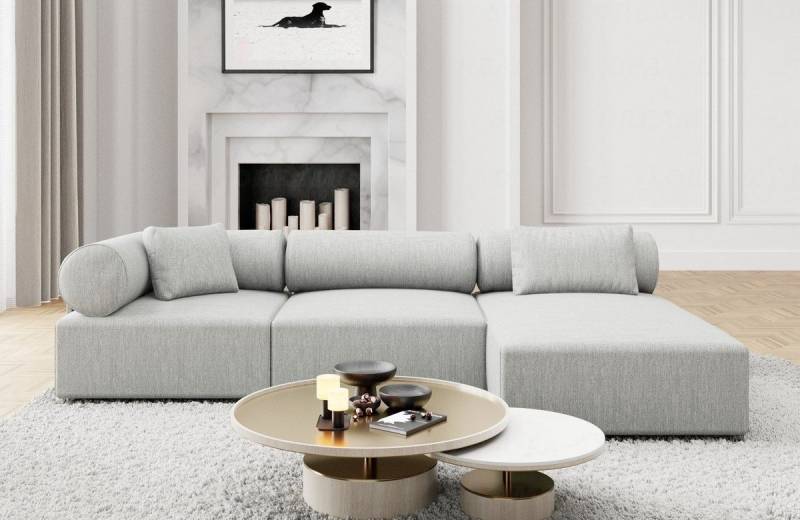 Sofa Dreams Ecksofa Polster Modern Stoff Ecksofa Couch Loungesofa Laguardia L Form kurz, Lounge-Sofa Sofa Dreams Ecksofa Polster Modern Stoff Ecksofa Couch Loungesofa Laguardia L Form kurz, Lounge-Sofa von Sofa Dreams