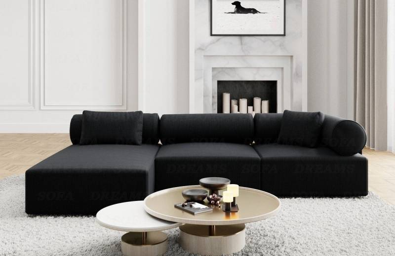 Sofa Dreams Ecksofa Polster Modern Stoff Ecksofa Couch Loungesofa Laguardia L Form kurz, Lounge-Sofa Sofa Dreams Ecksofa Polster Modern Stoff Ecksofa Couch Loungesofa Laguardia L Form kurz, Lounge-Sofa von Sofa Dreams