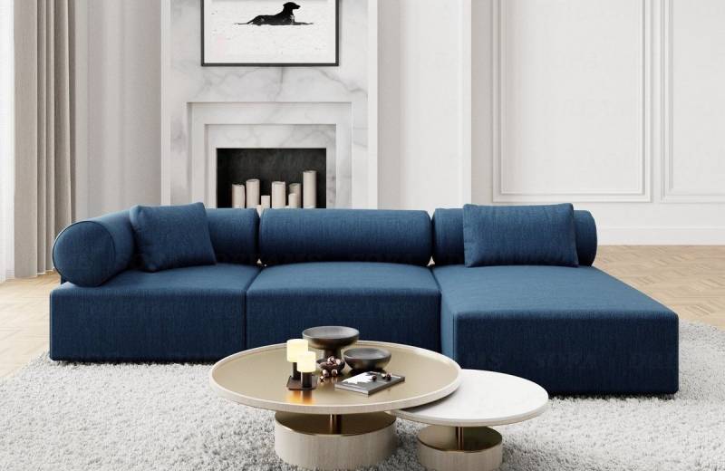 Sofa Dreams Ecksofa Polster Modern Stoff Ecksofa Couch Loungesofa Laguardia L Form kurz, Lounge-Sofa Sofa Dreams Ecksofa Polster Modern Stoff Ecksofa Couch Loungesofa Laguardia L Form kurz, Lounge-Sofa von Sofa Dreams