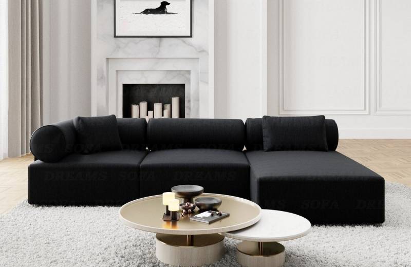 Sofa Dreams Ecksofa Polster Modern Stoff Ecksofa Couch Loungesofa Laguardia L Form kurz, Lounge-Sofa Sofa Dreams Ecksofa Polster Modern Stoff Ecksofa Couch Loungesofa Laguardia L Form kurz, Lounge-Sofa von Sofa Dreams