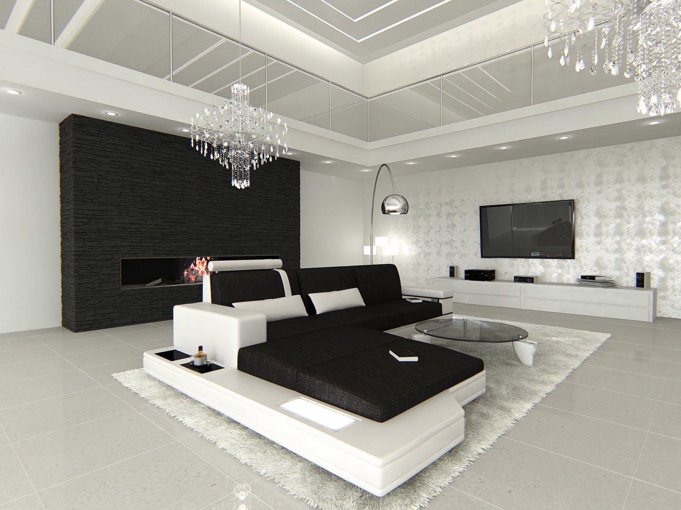 Sofa Dreams Ecksofa Polster Stoffsofa Messana L Form Sofa Stoff Couch, mit LED, wahlweise mit Bettfunktion als Schlafsofa, Designersofa Sofa Dreams Ecksofa Polster Stoffsofa Messana L Form Sofa Stoff Couch, mit LED, wahlweise mit Bettfunktion als Schlafsofa, Designersofa von Sofa Dreams