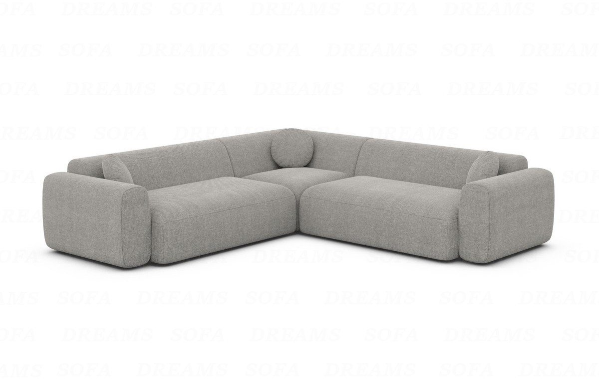 Sofa Dreams Ecksofa Stoff Sofa Eckcouch Polster Ecksofa Cortegada L Form Stoff, Lounge-Sofa von Sofa Dreams