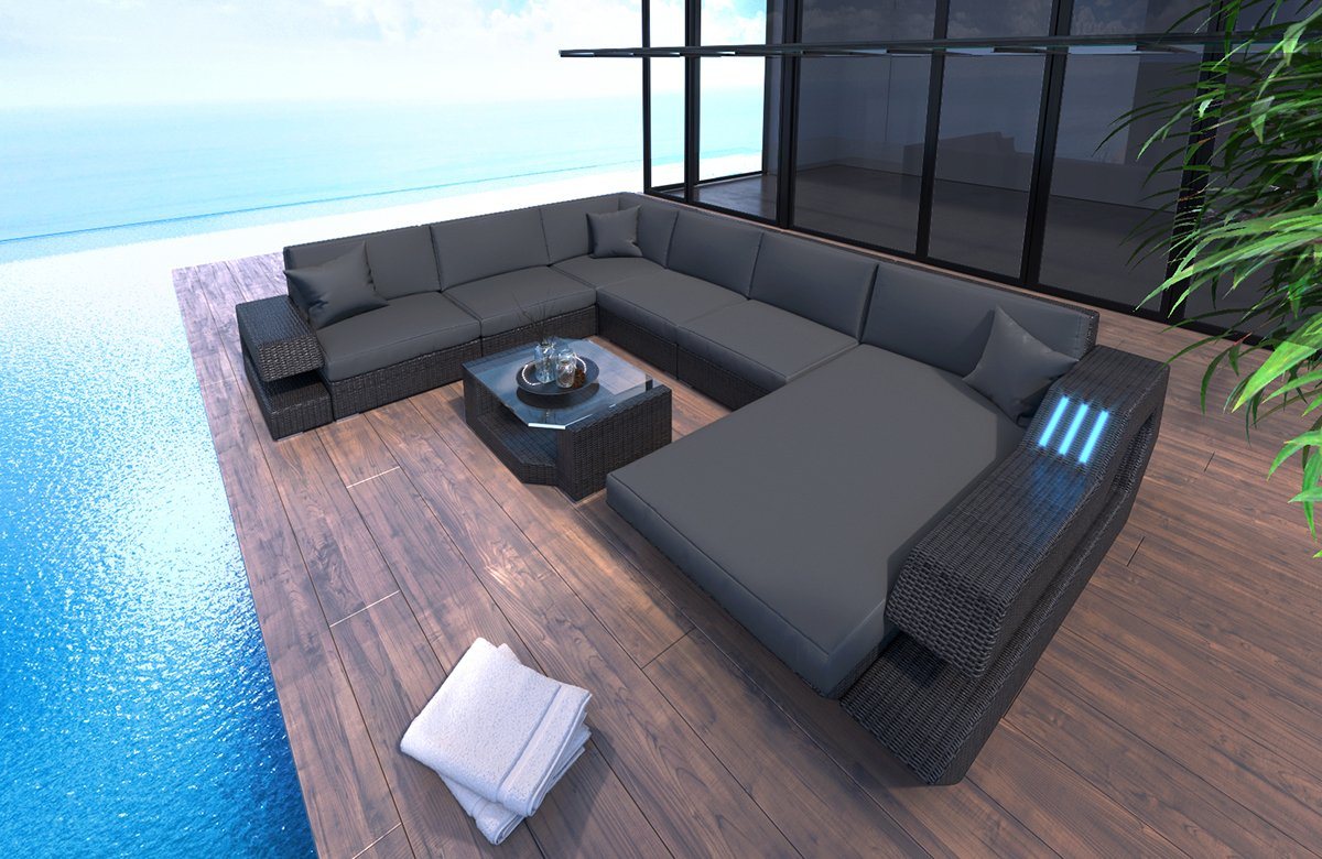 Sofa Dreams Gartenlounge-Set Ravenna, U Form XXL Sofa Dreams Gartenlounge-Set Ravenna, U Form XXL von Sofa Dreams