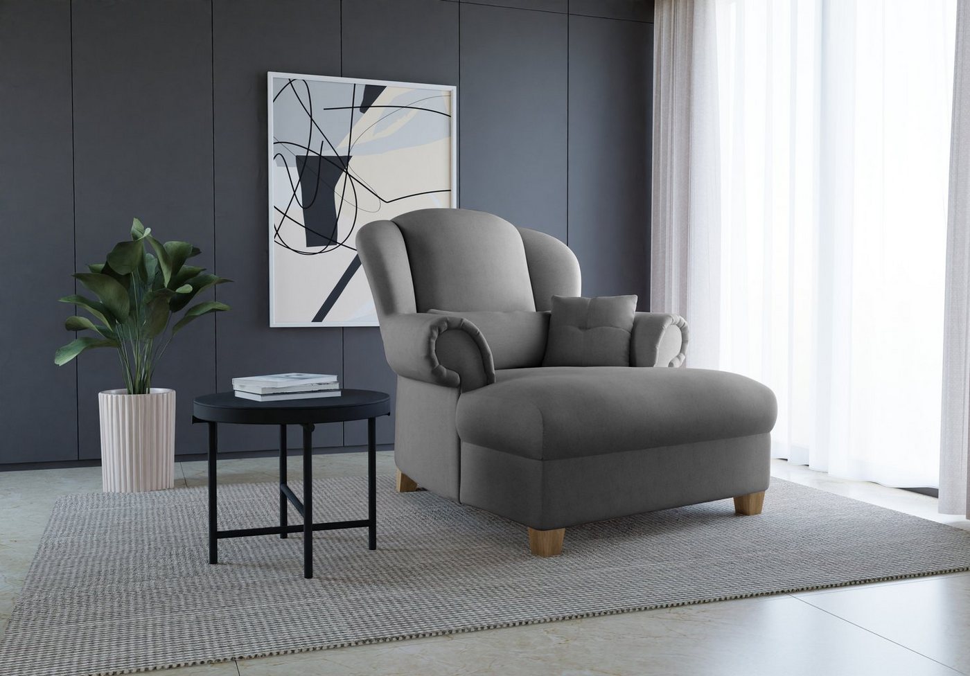 Sofa Dreams Loveseat London (Fernsehsessel), Polstersessel, Webstoff, Stoffsessel von Sofa Dreams