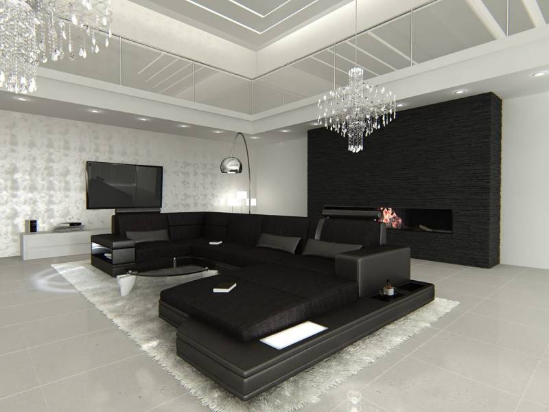 Sofa Dreams Wohnlandschaft Polster Stoffsofa Couch Messana U Form Stoff Sofa von Sofa Dreams