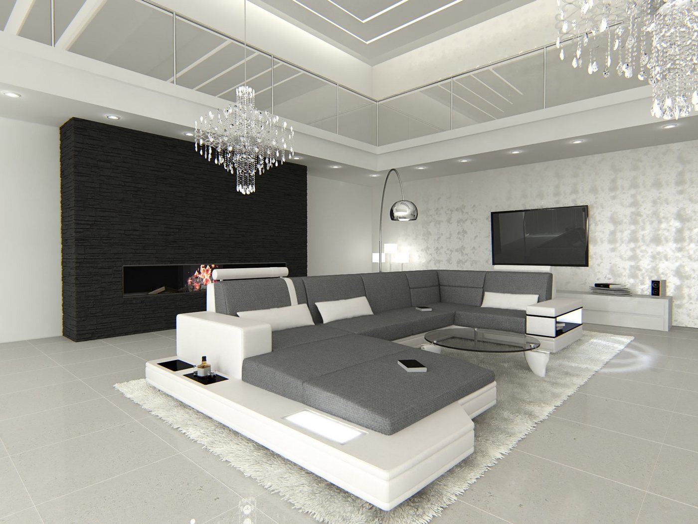 Sofa Dreams Wohnlandschaft Polster Stoffsofa Couch Messana U Form Stoff Sofa Sofa Dreams Wohnlandschaft Polster Stoffsofa Couch Messana U Form Stoff Sofa von Sofa Dreams