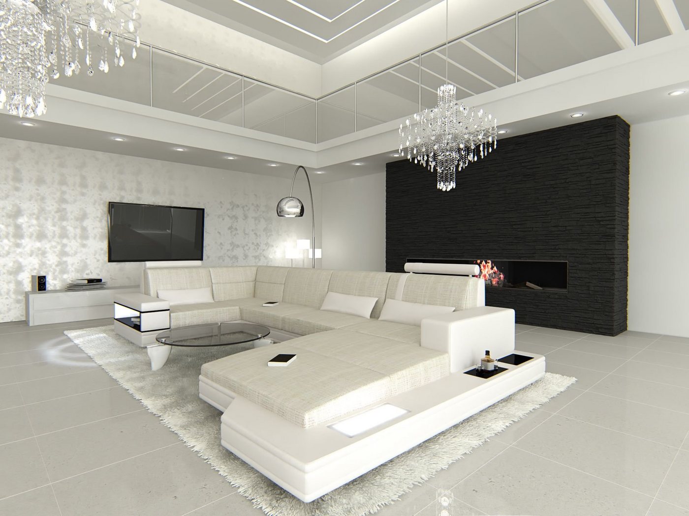 Sofa Dreams Wohnlandschaft Polster Stoffsofa Couch Messana U Form Stoff Sofa Sofa Dreams Wohnlandschaft Polster Stoffsofa Couch Messana U Form Stoff Sofa von Sofa Dreams