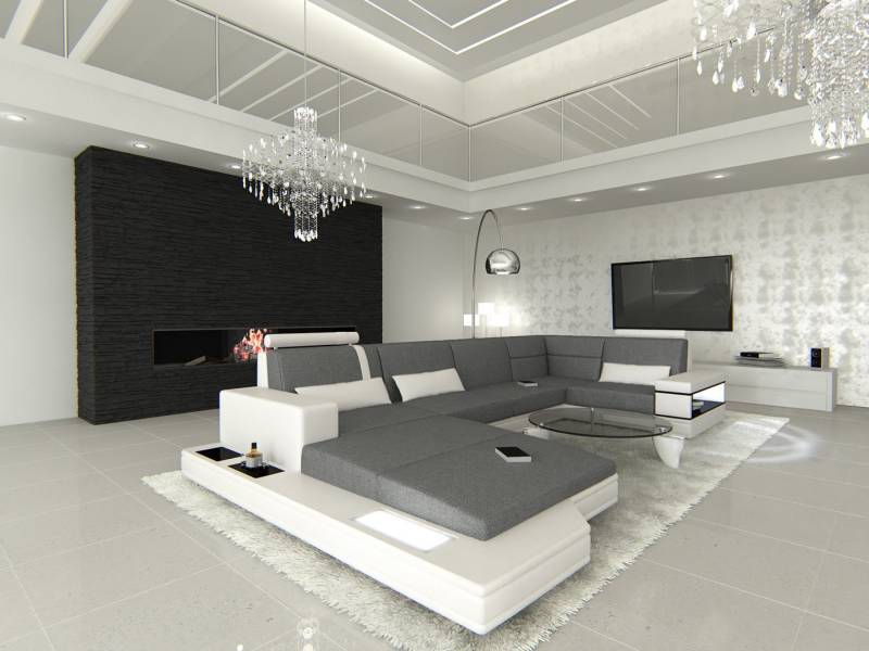 Sofa Dreams Wohnlandschaft Polster Stoffsofa Couch Messana U Form Stoff Sofa von Sofa Dreams