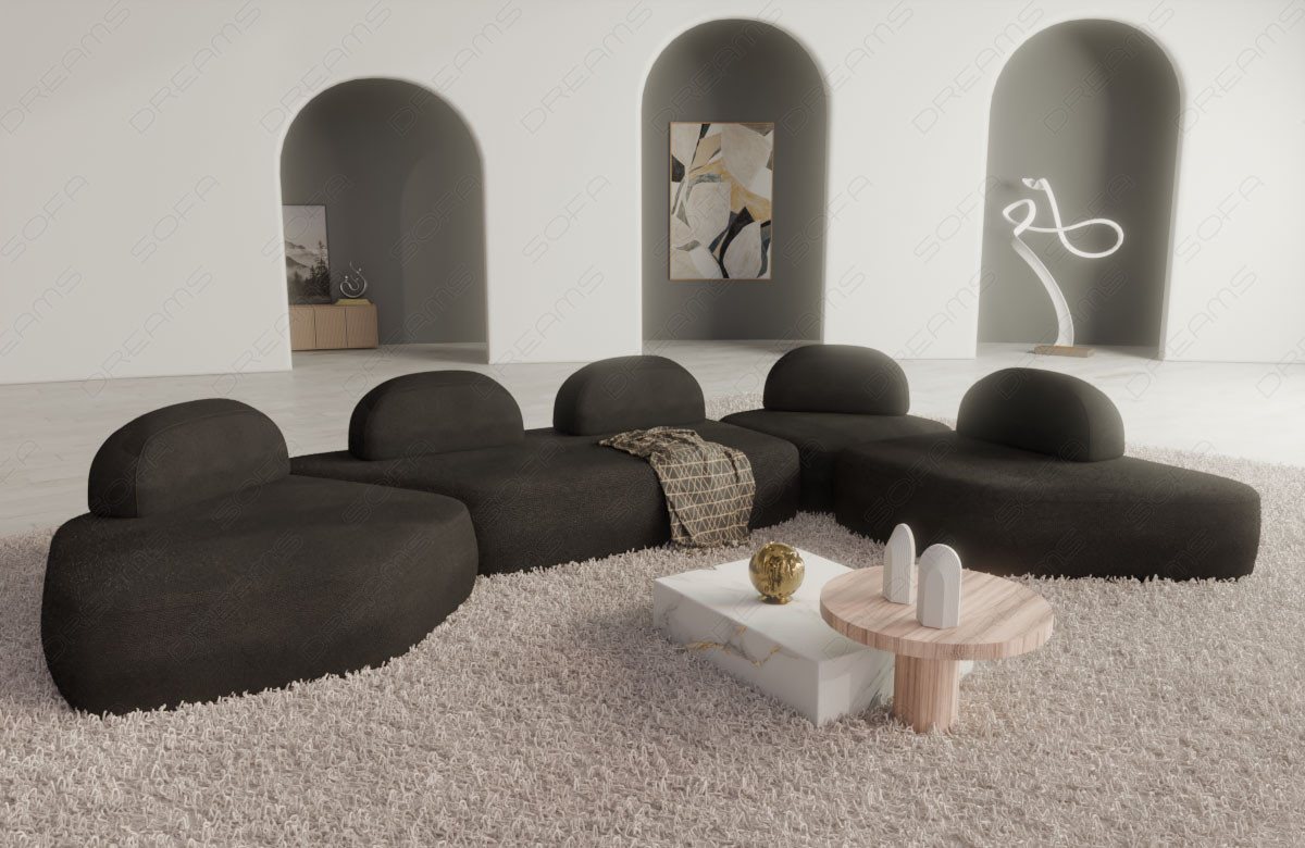 Sofa Dreams Wohnlandschaft Saragossa U Form Design Lounge Couch, 6-Sitzer, Stoffbezüge in vielen Farben Sofa Dreams Wohnlandschaft Saragossa U Form Design Lounge Couch, 6-Sitzer, Stoffbezüge in vielen Farben von Sofa Dreams