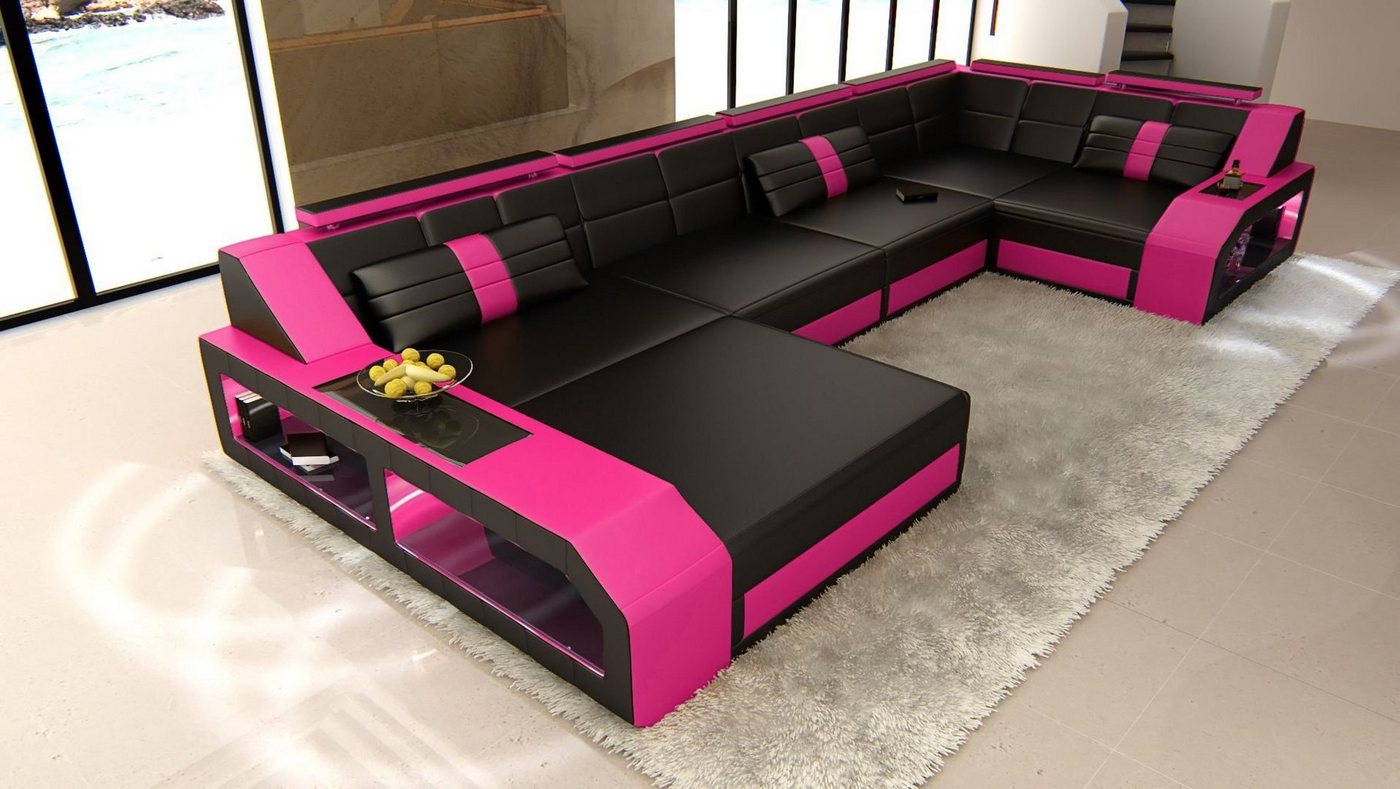 Sofa Dreams Wohnlandschaft Sofa Leder Ledercouch Arezzo U Form Ledersofa Sofa Dreams Wohnlandschaft Sofa Leder Ledercouch Arezzo U Form Ledersofa von Sofa Dreams