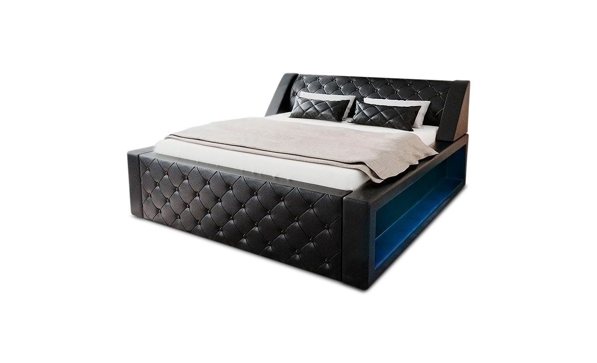 Wasserbett Arezzo, Kunstleder, komplett, mit LED Beleuchtung, Sofa Dreams, mit Sigma-K Keramik Heizsystem von Sofa Dreams