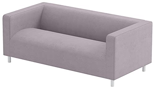 Sofa Pro Die Klippan Loveseat Abdeckung Ersatz ist nach Maß für IKEA Klippan Loveseat Slipcover, A-Sofa-Abdeckung Ersatz. Decken Sie nur! Feuerzeug Grau von Sofa Pro