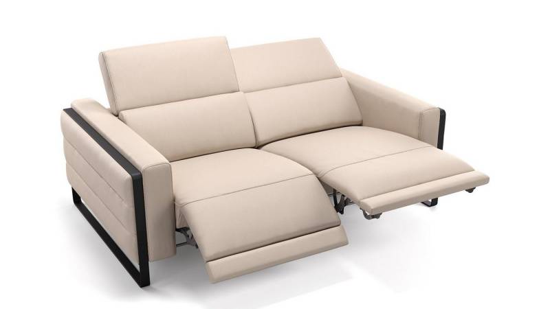 Sofanella 2-Sitzer Leder DELTONA, Relaxsofa, Designsofa, Designer Couch, Italienisches Sofa, 2er Sofa von Sofanella