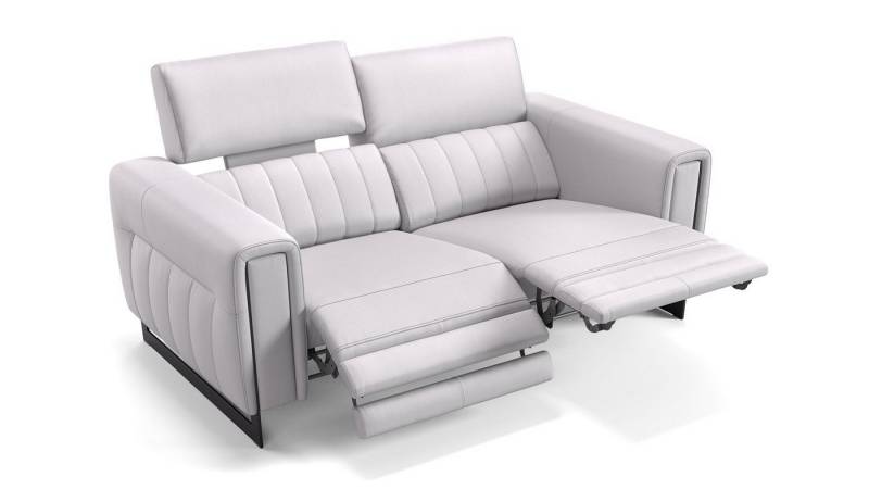Sofanella 2-Sitzer Leder LESINA, Relaxsofa, Designsofa, Designer Couch, Italienisches Sofa, 2er Sofa von Sofanella