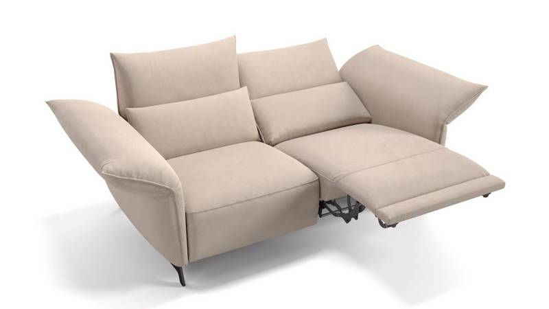 Sofanella 2-Sitzer Stoff CUNEO, Relaxsofa, Designsofa, Designer Couch, Italienisches Sofa, 2er Sofa von Sofanella