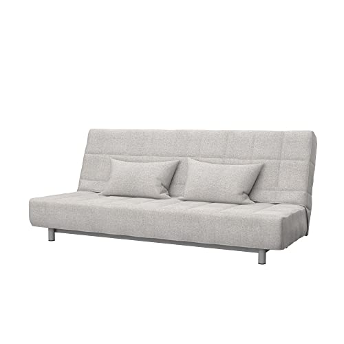 Soferia Kompatible Ersatzbezug fur BEDDINGE 3-er Bettsofa, Stoff Naturel Beige (FLECKENBESTÄNDIG), Beige von Soferia