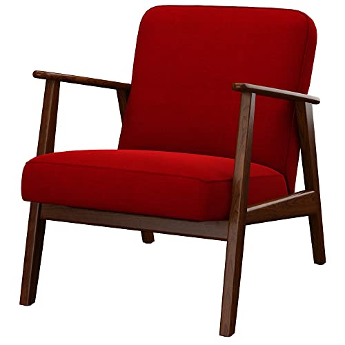 Soferia Kompatible Ersatzbezug fur EKENASET Sessel, Stoff Elegance Red (FLECKENBESTÄNDIG, WASSERABWEISEND und Kratzfest), Rot von Soferia