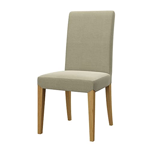 Soferia Stuhlhusse Kompatibel Mit HENRIKSDAL Stuhl Stuhlbezug Stuhl Cover Kratzfest Hydrophobie Allergenfrei Elegance Beige von Soferia