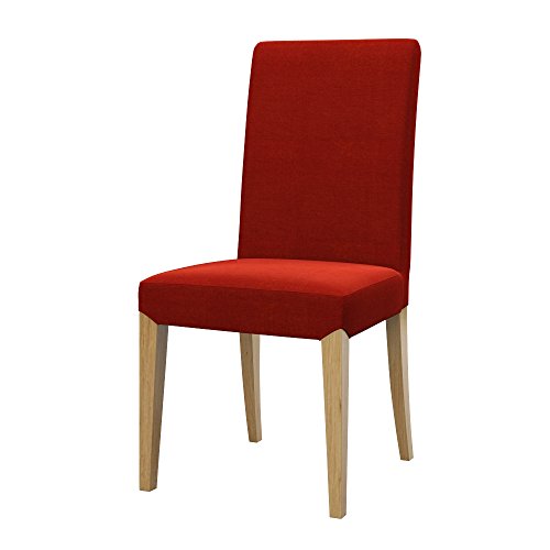 Soferia Stuhlhusse Kompatibel Mit HENRIKSDAL Stuhl Stuhlbezug Stuhl Cover Kratzfest Hydrophobie Allergenfrei Elegance Orange von Soferia