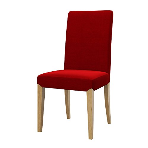 Soferia Stuhlhusse Kompatibel Mit HENRIKSDAL Stuhl Stuhlbezug Stuhl Cover Kratzfest Hydrophobie Allergenfrei Elegance Rot von Soferia