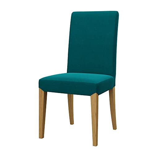 Soferia Stuhlhusse Kompatibel Mit HENRIKSDAL Stuhl Stuhlbezug Stuhl Cover Kratzfest Hydrophobie Allergenfrei Elegance Türkis von Soferia