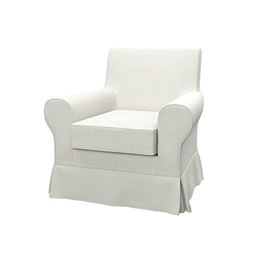 Soferia Sesselschoner Kompatibel Mit JENNYLUND Sessel Sesselbezug Sesselüberzug Sesselhusse Cover Kratzfest Hydrophobie Allergenfrei Elegance Ecru von Soferia