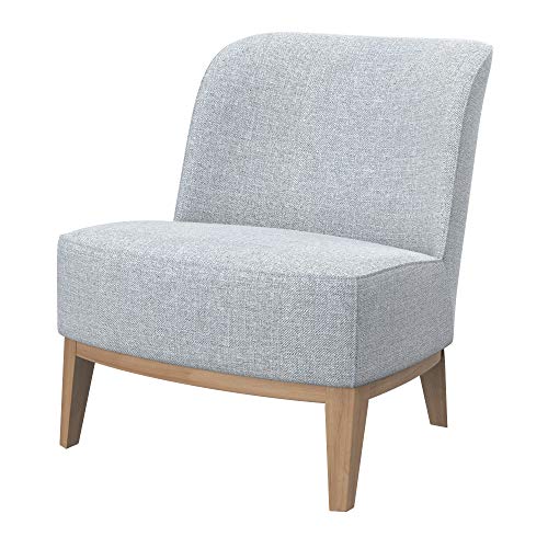 Soferia Sesselschoner Kompatibel Mit Stockholm Sessel Sesselbezug Sesselüberzug Sesselhusse Cover Einfache Reinigung Allergiefrei Naturel Lichtgrau von Soferia