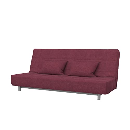 Soferia Sofabezug Kompatibel Mit Beddinge 3-er Bettsofa Sofaüberzug Sofaüberwurf Sofaschoner Cover Wasserabweisend Fleckschutz Softi Rot Bordeaux von Soferia