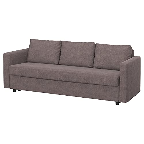 Soferia Sofabezug Kompatibel Mit Friheten 3-er Bettsofa Sofaüberzug Sofaüberwurf Sofaschoner Cover Wasserabweisend Fleckschutz Softi Braun von Soferia