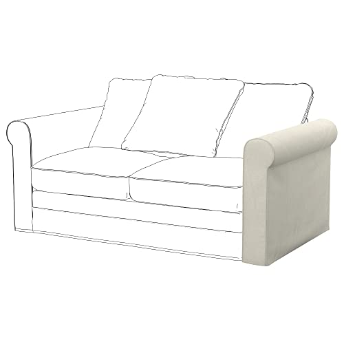 Soferia Sofabezug Kompatibel Mit Gronlid Armlehne Sofaüberzug Sofaüberwurf Sofaschoner Cover Wasserabweisend Fleckschutz Softi Beige von Soferia