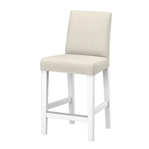 Soferia Stuhlhusse Kompatibel Mit Bergmund Barhocker Stuhlbezug Stuhl Cover Wasserabweisend Fleckschutz Softi Beige von Soferia