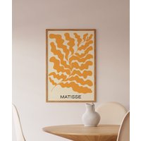 Henri Matisse Orange Kunst Druck, Kunst, A2, A3, A4, Bunte Rosa Drucke, Wandkunst, Ausschnitte, Galeriewand, Ausstellungskunst von SofestoreShop