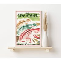 New York 014 Magazin Vintage Print, A3, A4, Poster, Retro Magazin, 1950Er, 1920Er Jahre, Kunst von SofestoreShop