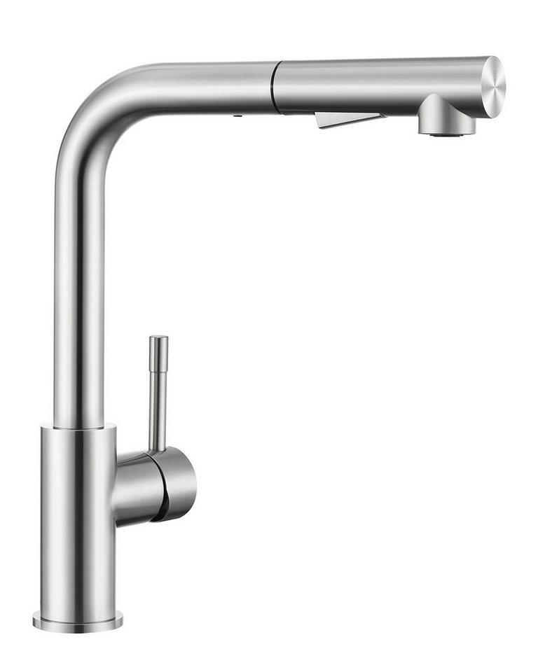 Sofetiy max Küchenarmatur 360° Ausziehbar Küche Wasserhahn Hochdruck Mischbatterie Edelstahl Spültischarmatur mit Brause Zwei Wasserstrahlarten von Sofetiy max