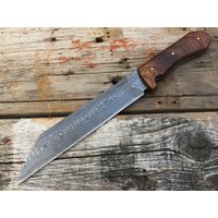 Personalisierte Benutzerdefinierte Handgefertigt | Wikinger Stahl Damast Jäger Sax Jagdmesser Bowiemesser Geburtstagsgeschenk, Jubiläumsgeschenk von SofiCollectibles