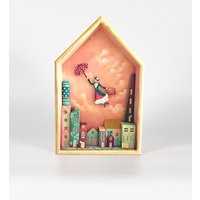 3D Handgefertigte Schaukasten Wanddekoration von SofiaFileasArt