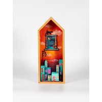 3D Set Schattenbox «Buntes Fenster Zur Welt» von SofiaFileasArt