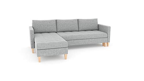 Sofini Ecksofa Oslo mit Schlaffunktion! Best Ecksofa! Couch mit Bettkästen! (Lux 32 Links) von Sofini